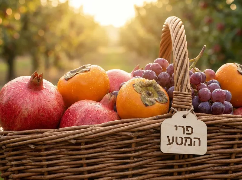 סלסלת פירות עונתיים טריים מהמטע